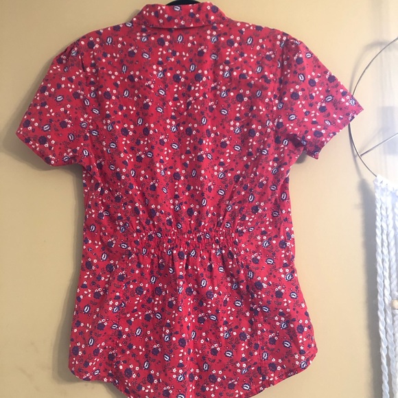 Wrangler Pearl Snap V-neck  Shirt Women’s Medium - Picture 2 of 4